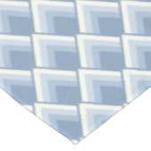 Nappe géométrique Abstraite, bleu et blanc cassé 2 (Angle)