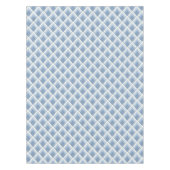 Nappe géométrique Abstraite, bleu et blanc cassé 2 (Devant)