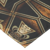 Nappe géométrique de motif de dentelle de satin (Angle)