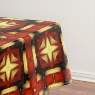 Nappe Géométrique Etoile d'automne Design tissu de table
