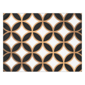 Nappe Géométrique noire et dorée (Devant (Horizontal))