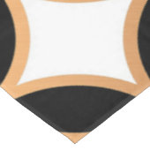 Nappe Géométrique noire et dorée (Angle)