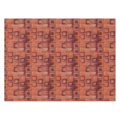 Nappe Géométrique rouge et orange (Devant (Horizontal))