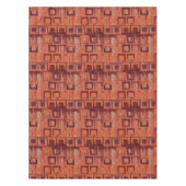 Nappe Géométrique rouge et orange (Devant)