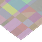 Nappe Géométrique vert violet rose (Angle)