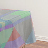 Nappe Géométrique vert violet rose (In Situ)