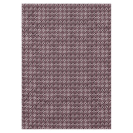 Nappe Geometry ethnic patchwork brown burgundy  (Devant)
