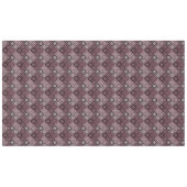 Nappe Geometry ethnic patchwork brown burgundy  (Devant (Horizontal))