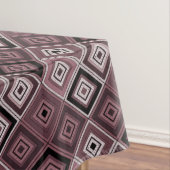 Nappe Geometry ethnic patchwork brown burgundy  (In Situ)