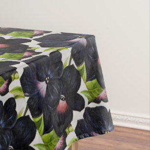 Nappe Georgia O'Keefe 1925 Pétunias noir et pourpre