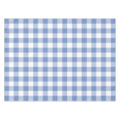 Nappe Gingham à carreaux bleu barbeau (Devant (Horizontal))