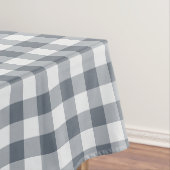 Nappe Gingham à carreaux classique gris (In Situ)