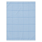 Nappe Gingham Bleu et Blanc de style fermier  (Devant)