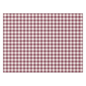 Nappe Gingham Carreauté Classique Bourgogne (Devant (Horizontal))