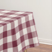 Nappe Gingham Carreauté Classique Bourgogne (In Situ)