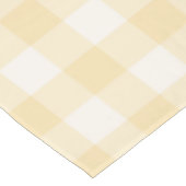 Nappe Gingham carreauté jaune ensoleillé (Angle)
