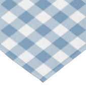 Nappe Gingham Classique Bleu Poussiéreux (Angle)