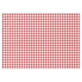 Nappe Gingham Classique Doux - carreaux rouges et blancs (Devant (Horizontal))