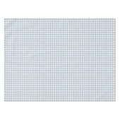 Nappe Gingham Pattern Coastal Checkered White Muted Blue (Devant (Horizontal))