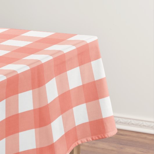 Nappe Gingham rose (In Situ)