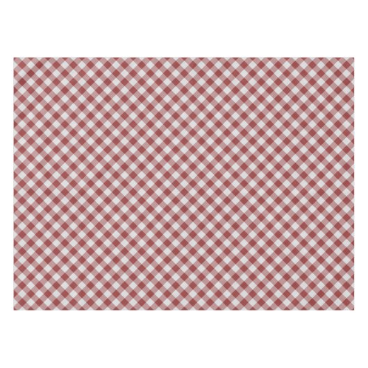 Nappe Gingham Rouge Diagonal (Devant (Horizontal))