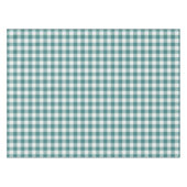 Nappe Gingham Vérifié Classique Sarcelle (Devant (Horizontal))