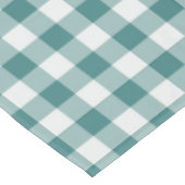 Nappe Gingham Vérifié Classique Sarcelle (Angle)