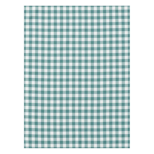 Nappe Gingham Vérifié Classique Sarcelle (Devant)