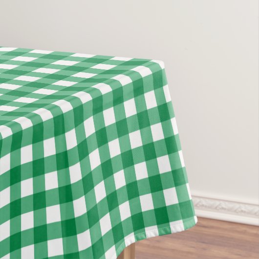 Nappe Gingham Vert Campagne (In Situ)