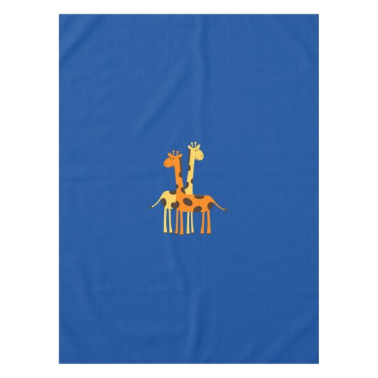 Nappe girafe bleu profond (Devant)