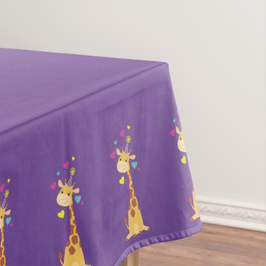 Nappe Giraffe Anniversaire de enfant Party Cute (In Situ)