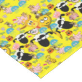 Nappe Giraffe Jaune Eléphant Chien de Cochon (Angle)
