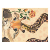 Nappe Giraffe romantique - Gentleman - Drôle (Devant (Horizontal))
