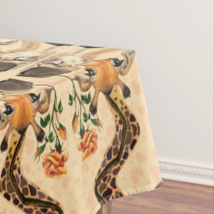 Nappe Giraffe Romantique - Messieurs - Ajouter Votre Tex