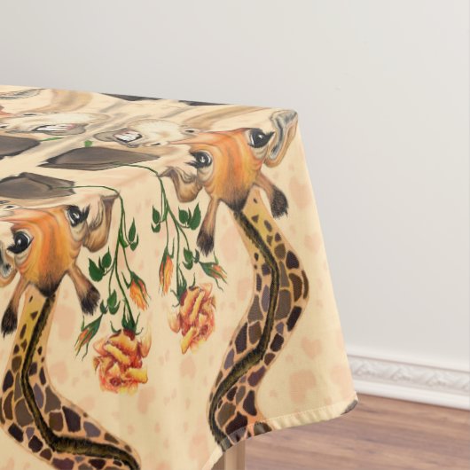 Nappe Giraffe Romantique - Messieurs - Ajouter Votre Tex (In Situ)