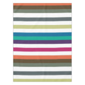 Nappe Girly Bold Rainbow Big Horizontal Stripes Motif (Devant)