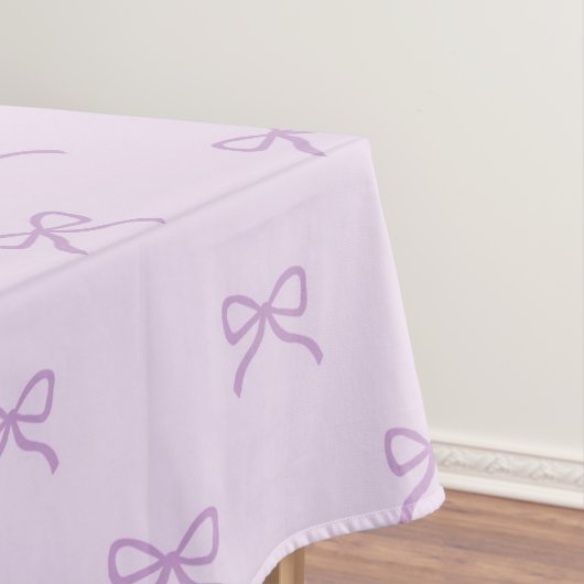 Nappe Girly Chic Purple Bow Pattern Spring & Summer  (In Situ)