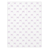 Nappe Girly Chic Purple Bow Pattern Spring & Summer  (Devant)