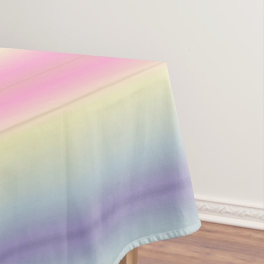 Nappe girly chic unicorn rose violet pastel arc-en-ciel (In Situ)
