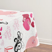 Nappe glitter pink heart vibrant romantic wallpaper (In Situ)