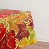 Nappe Glittery Fall Maple Feuilles (In Situ)