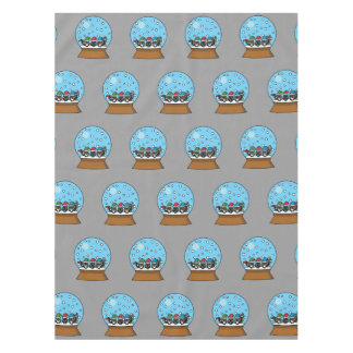 Nappe Globe des neiges avec trois Chouettes Gnomes