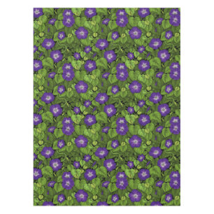 Nappe Gloire du matin en violet et vert