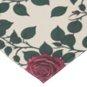 Nappe Glossy Crimson Roses With Dark Green Leaves (Angle)