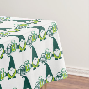 Nappe Gnome de la Saint-Patrick avec chope de bière