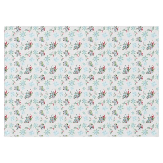 Nappe Gnomes de Noël en jeu (Devant (Horizontal))