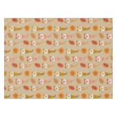 Nappe Gnomes de Thanksgiving avec feuilles d'automne (Devant (Horizontal))