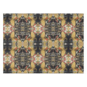 Nappe Gold Black Rouge japonais Floral Coton Dining (Devant (Horizontal))