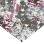 Nappe Gold stars grunge abstrait design urbain moderne (Angle)