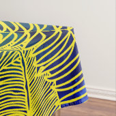 Nappe Gold Tropical Jungle Vert Feuille Aquarelle (In Situ)